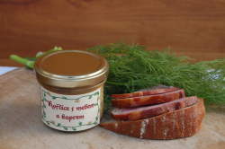 HOŘČICE S MEDEM, KOPREM A BRANDY 200g