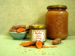 MEDOVÁ HOŘČICE S KURKUMOU 100g