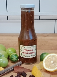 Pikantní zelená rajčata 300ml